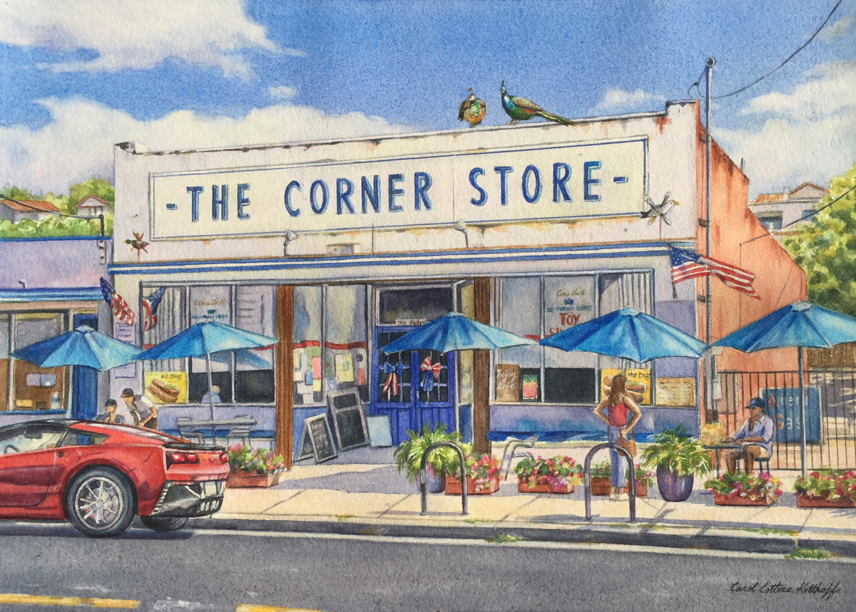 The Corner Store by Carol Cottone-Kolthoff 