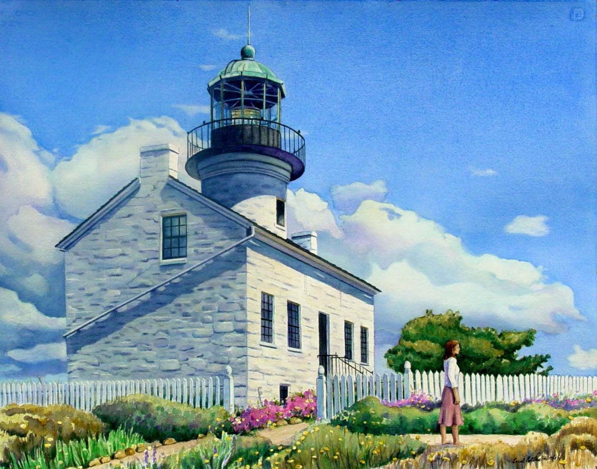 Point Loma Lighthouse by Carol Cottone-Kolthoff 