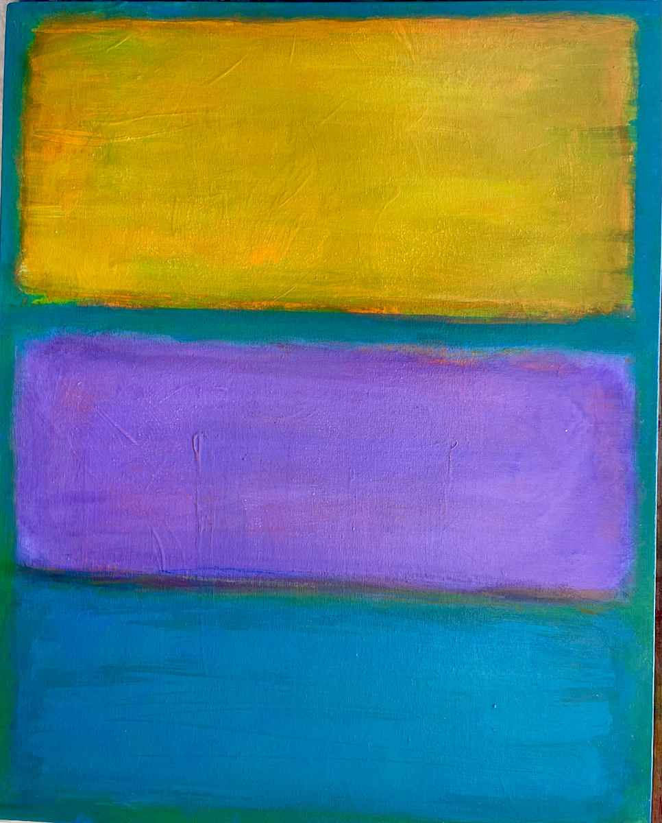 Calm Color Study by Kathy Kenny Art, Image 1.