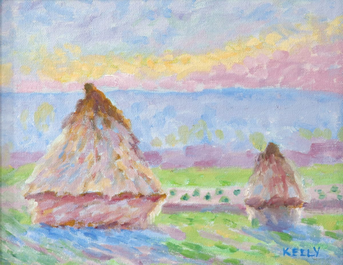 Haystacks (after Monet) by Judy Kelly 