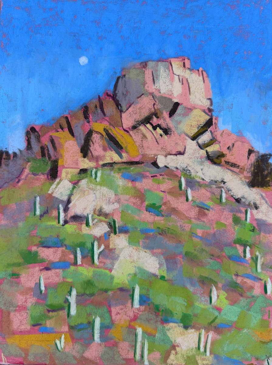 Moon over Cat Mountain by Judy Kelly 