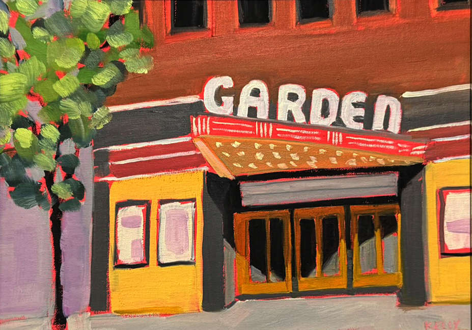 Movie Time at the Garden by Judy Kelly 