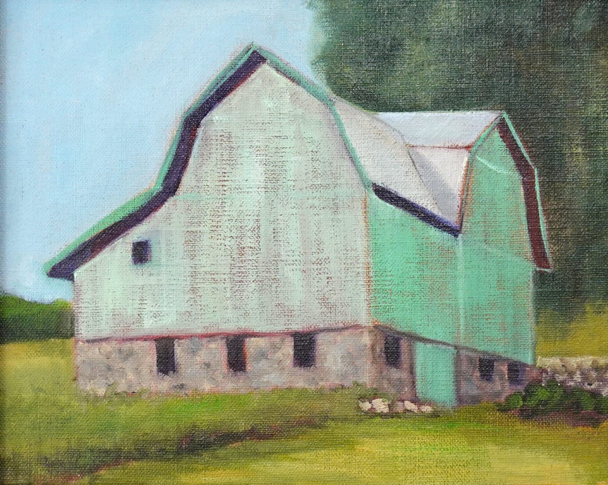 Waiting for the Harvest by Judy Kelly  Image: Barn in Leelanau County, Michigan, United States