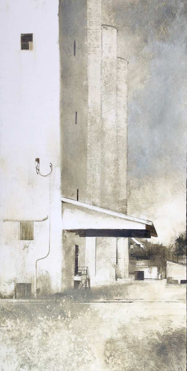 Loading Dock with Silos by Charlie Hunter, Image 1.
