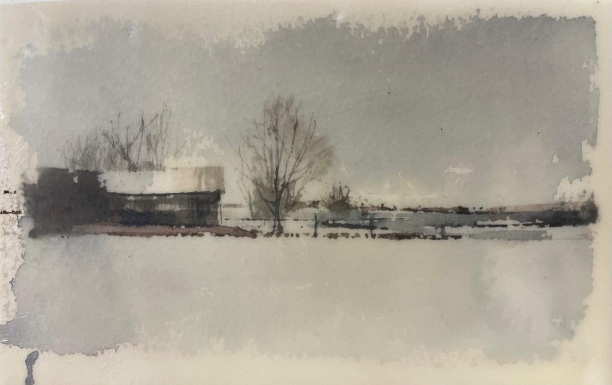 February Encaustic by Charlie Hunter 