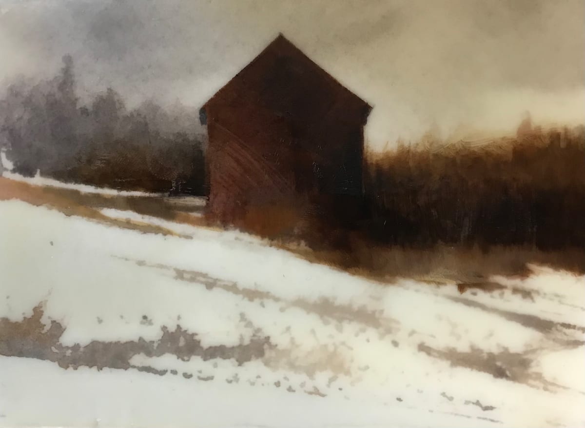 JANUARY ENCAUSTIC I (POLLIE BARN) 