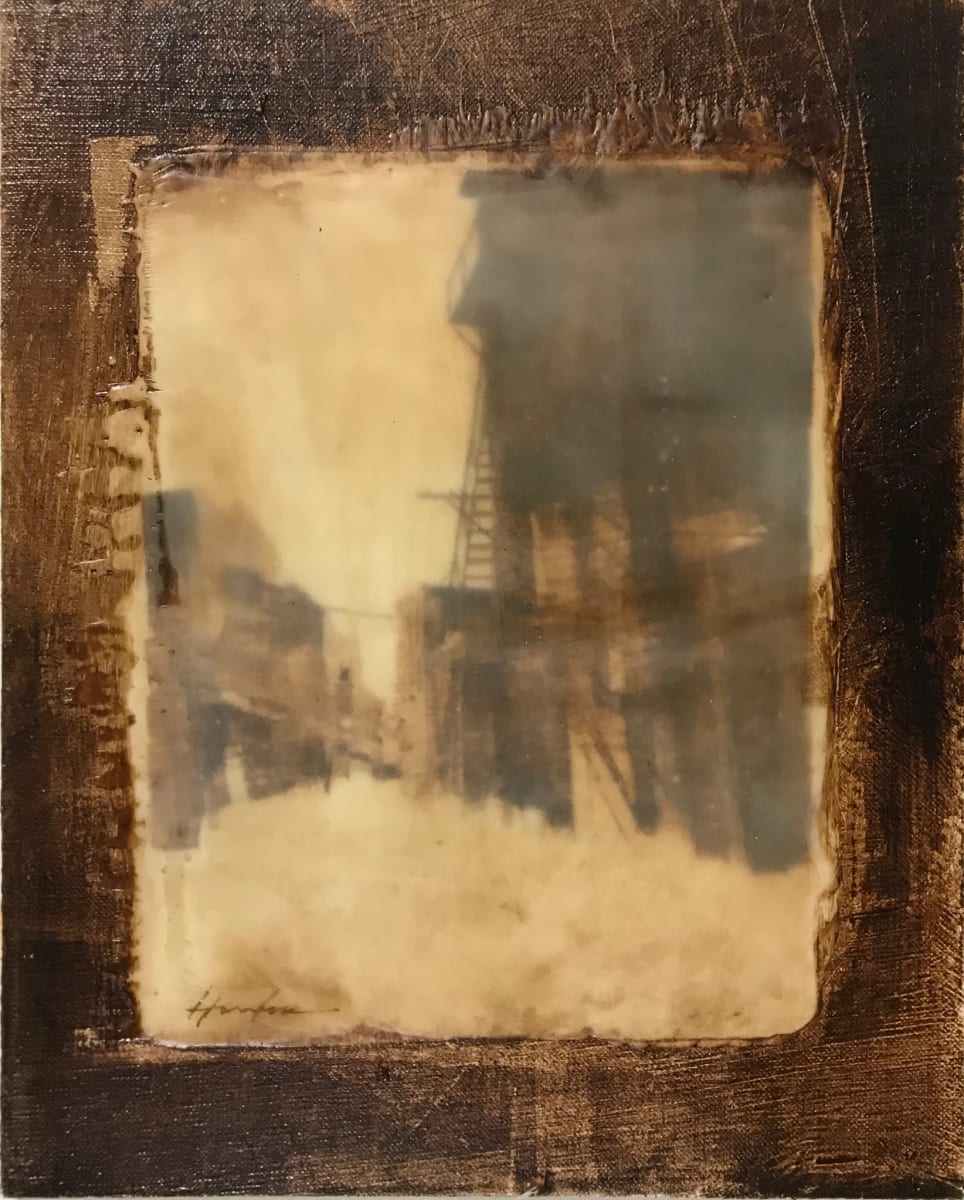 CANAL STREET ENCAUSTIC by Charlie Hunter, Image 1.