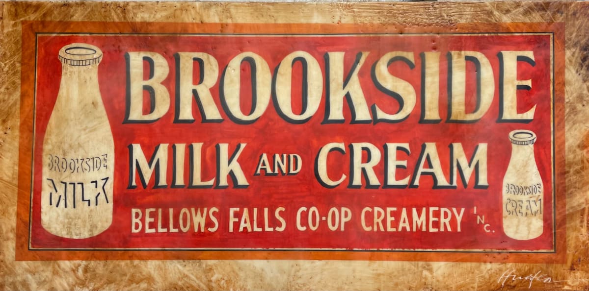 BROOKSIDE SIGN by Charlie Hunter, Image 1.