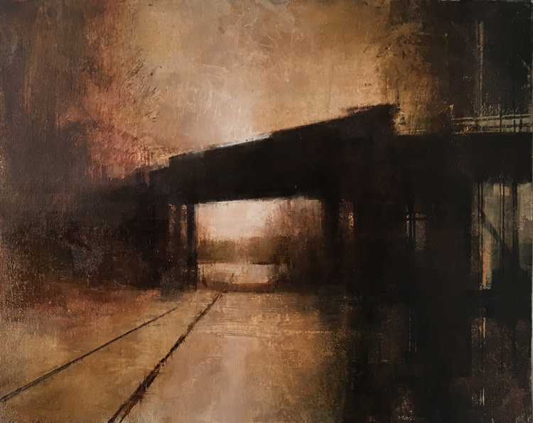 JANUARY BRIDGE (Horizontal Study II) by Charlie Hunter 