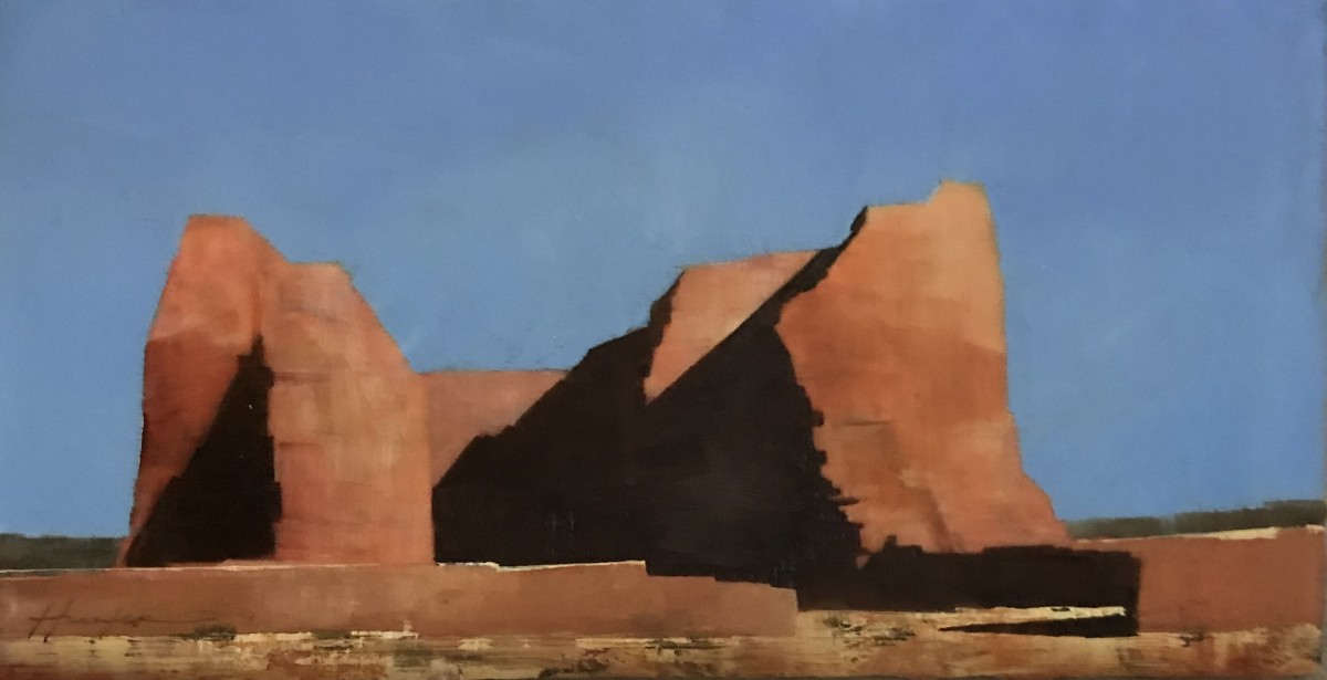 Pecos, Encaustic Study by Charlie Hunter 