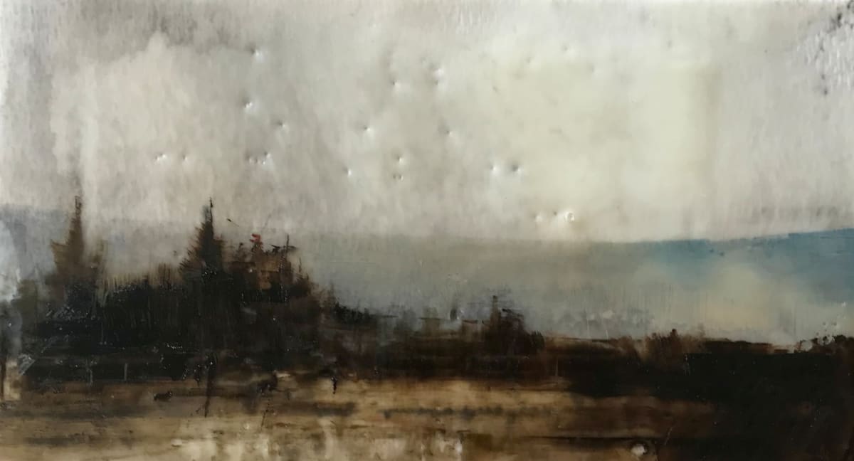 JANUARY ENCAUSTIC IV by Charlie Hunter 