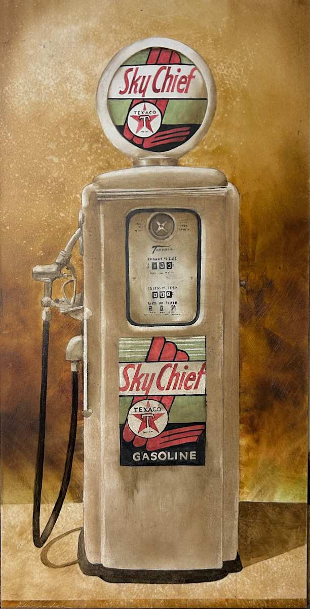 GAS PUMP COMMISSION (TEXACO) by Charlie Hunter 