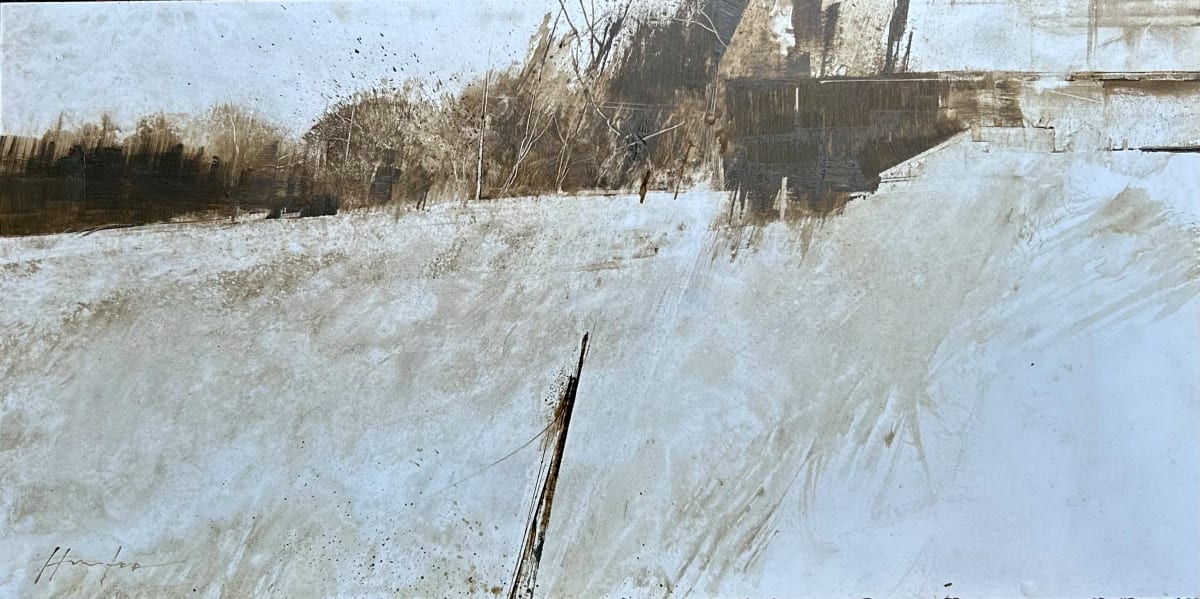 DEATH OF A HILLFARM (STUDY) by Charlie Hunter 