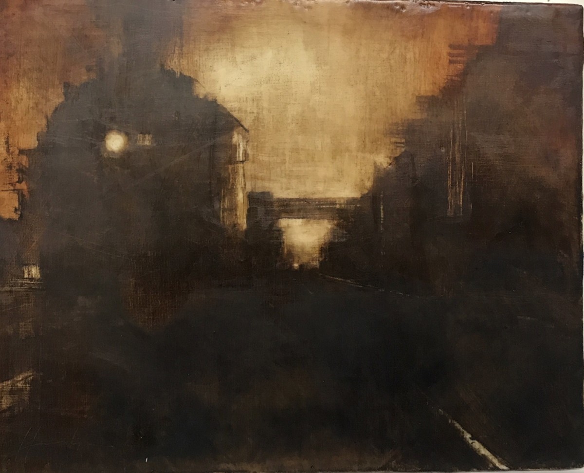 STEAM ENCAUSTIC (after Lamb) by Charlie Hunter 