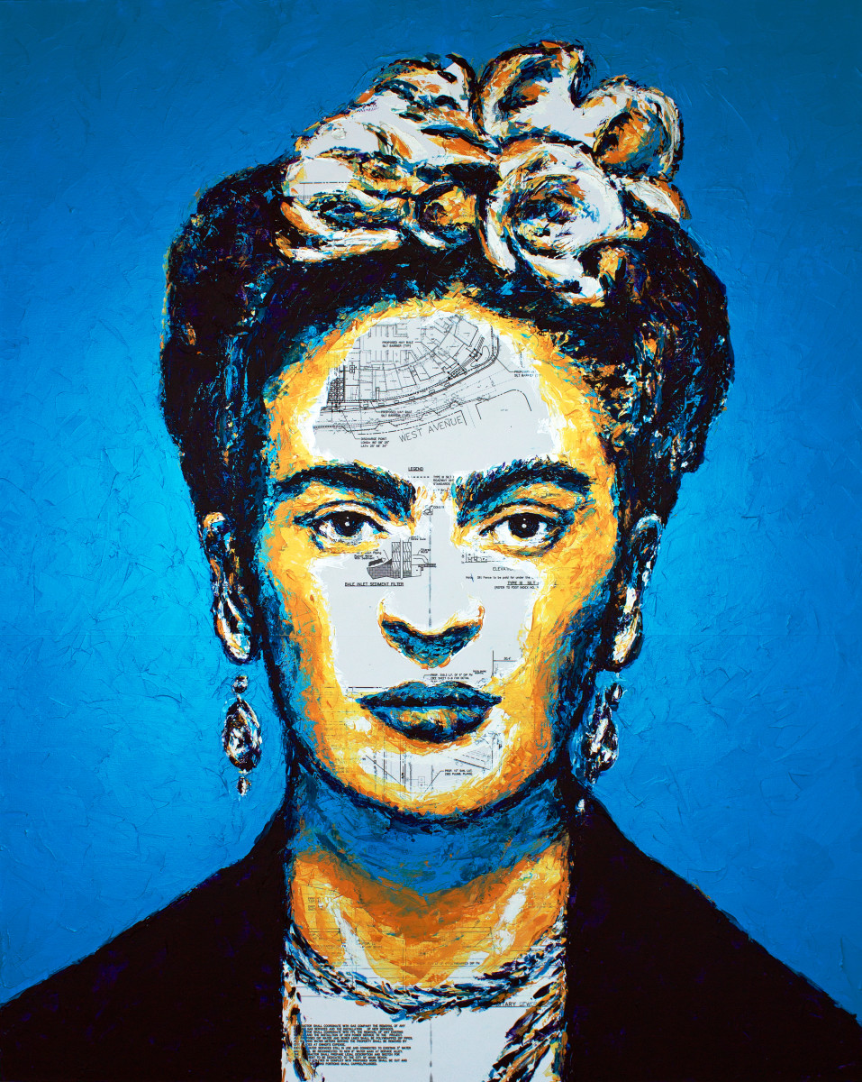 Frida Blue by Havi Schanz  