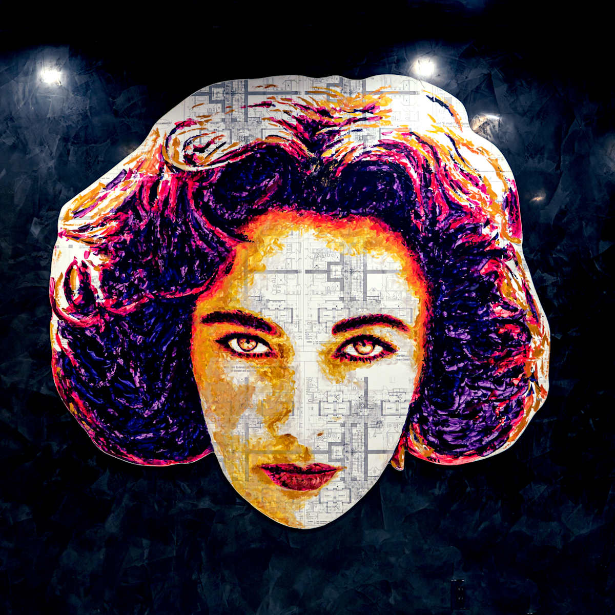 Elizabeth Taylor by Havi Schanz, Image 1.