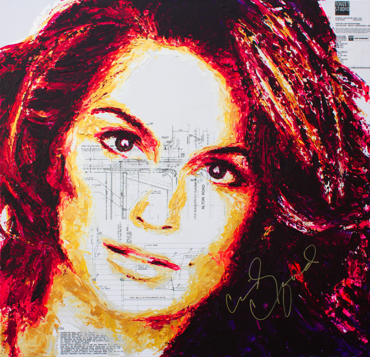 Cindy Crawford signed by Her by HaviArt 