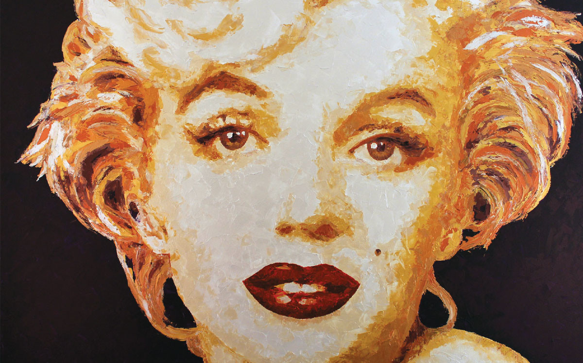 Marilyn Monroe - Gold II by HAVI 