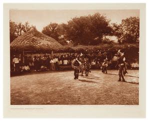 Grass-House Ceremony-Wichita by Edward S. Curtis 