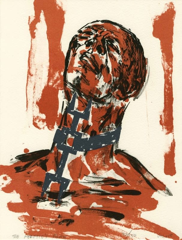 The Heretic's Fork by Leon Golub 