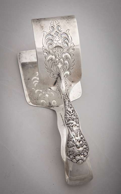 Untitled (Tiffany Asparagus Service Tongs) by Artist Unknown 