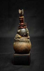 Untitled (African Wood Gourd) by Artist Unknown 