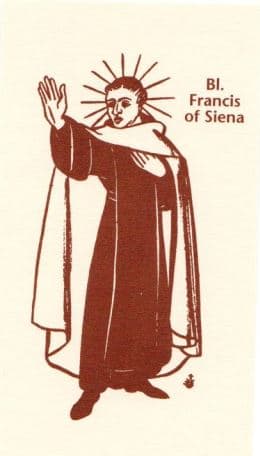 Untitled (Bl. Francis of Siena) by Constance Mary Rowe also known as Sister Mary of the  Compassion, O.P. 