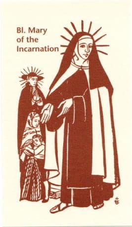 Untitled (Bl. Mary of the Incarnation) by Constance Mary Rowe also known as Sister Mary of the  Compassion, O.P. 