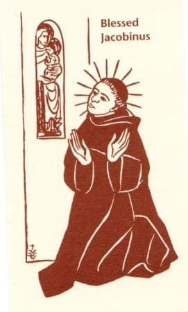 Untitled (Blessed Jacobinus) by Constance Mary Rowe also known as Sister Mary of the  Compassion, O.P. 