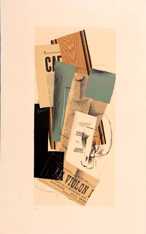 Papier Colle's by Georges Braque 