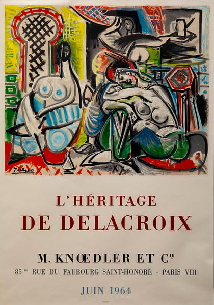 Le Heritage de Delacroix M. Knoedler et Cie. by Pablo Picasso 