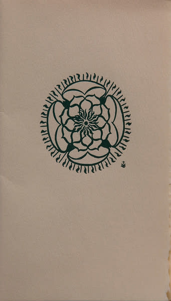 Untitled (Holy Cards--Flower) by Constance Mary Rowe also known as Sister Mary of the  Compassion, O.P. 