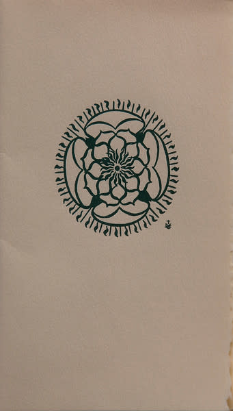 Untitled (Holy Cards--Flower) by Constance Mary Rowe also known as Sister Mary of the  Compassion, O.P. 