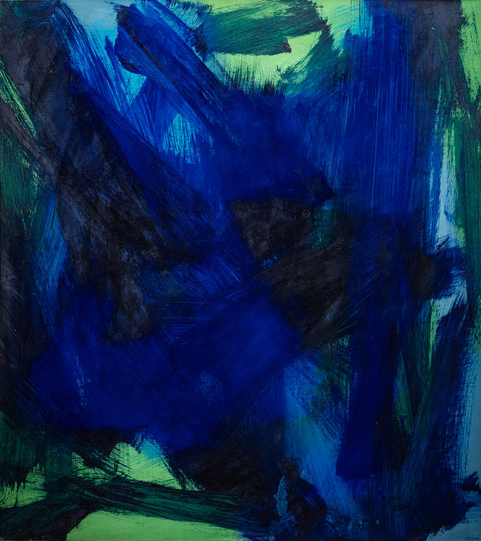 Untitled (Blue Green) by Seymour Franks 
