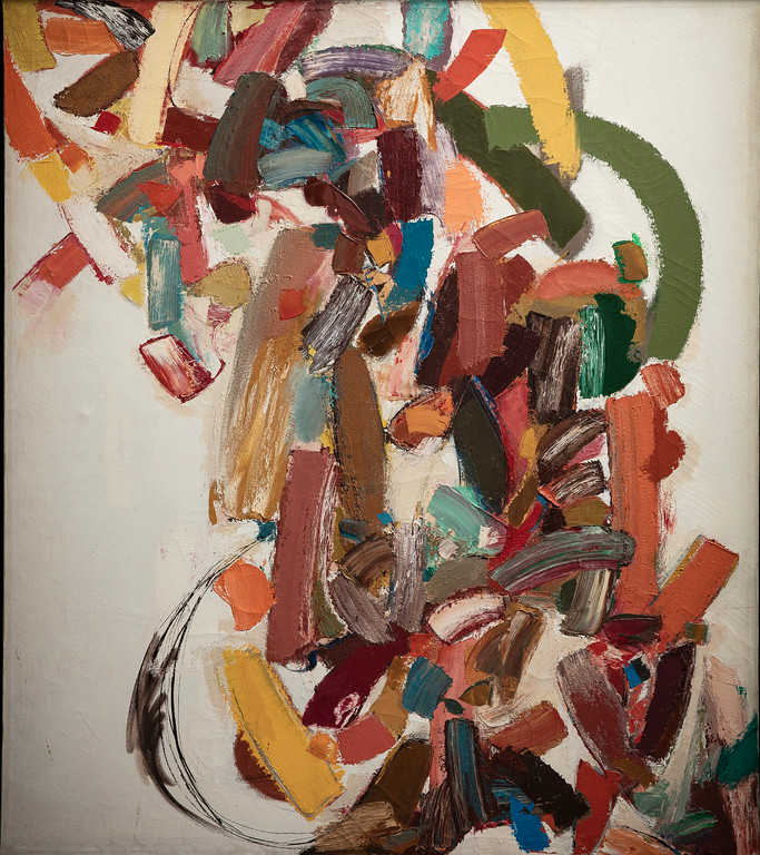 Untitled (Green Arc) by Seymour Franks 
