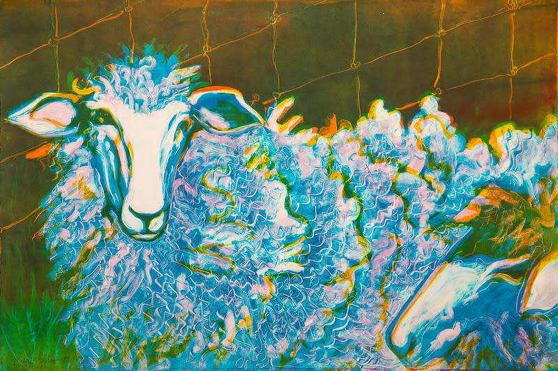 Untitled (Sheep) by Anne Gilbert 