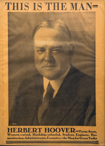 Untitled (This is the Man--Herbert Hoover) by Artist Unknown 
