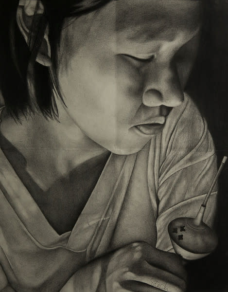 Jenny in Graphite by Stephanie Natiello 