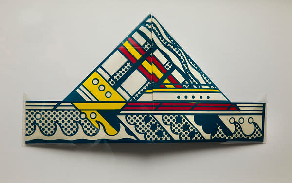 Folded Hat by Roy Lichtenstein 