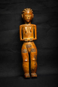 Untitled (Female Wood Fetish Power Figure) by Artist Unknown 