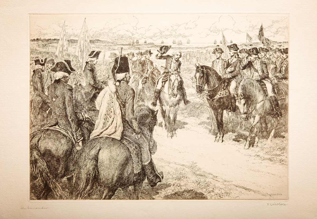 The Surrender of Cornwallis by Francis Luis Mora 