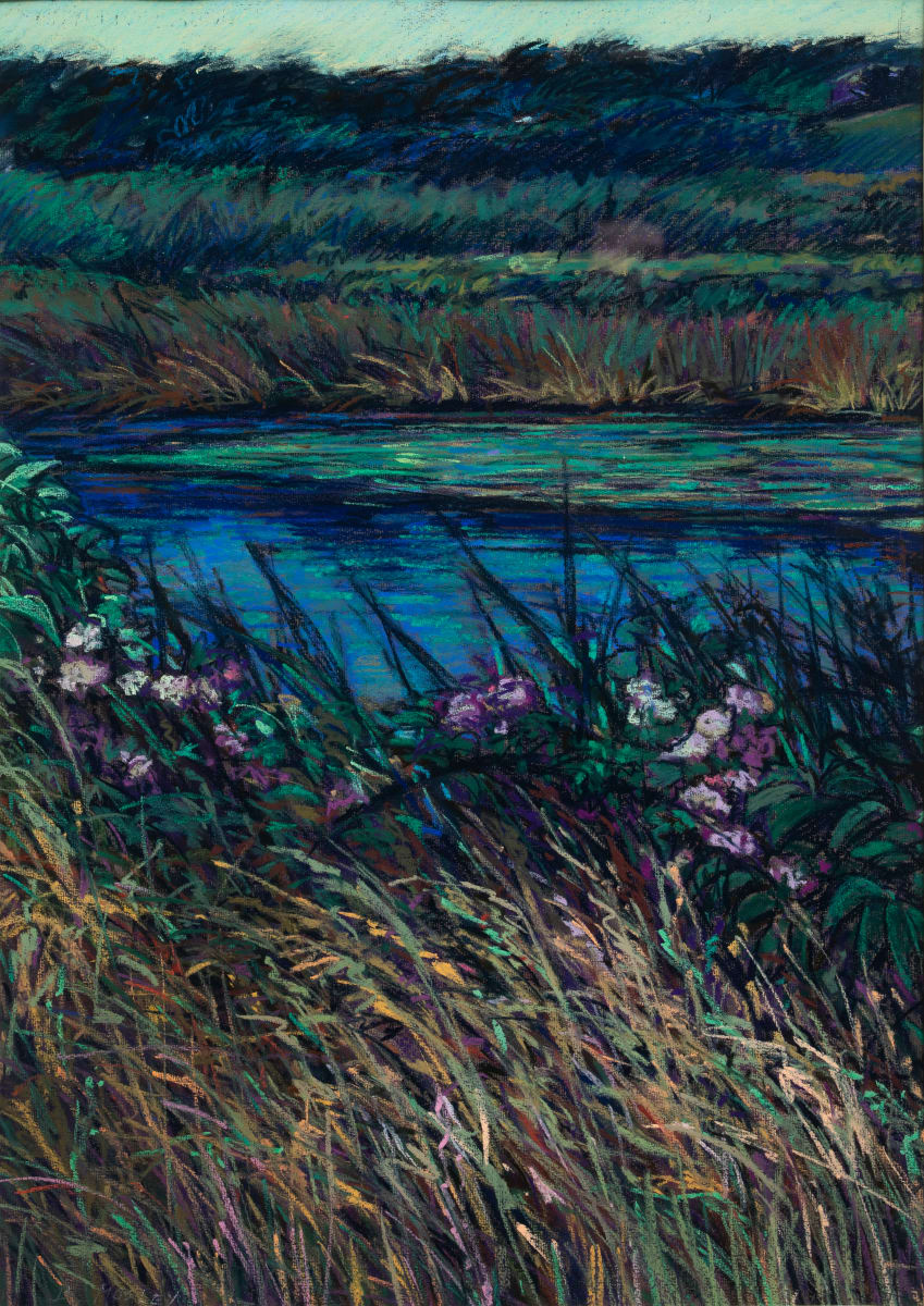 Block Island Pond #2 by Barbara Mosley 