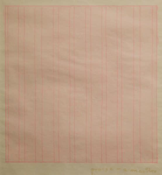 Praise by Agnes Martin 