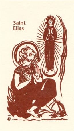 Untitled (Saint Elias) by Constance Mary Rowe also known as Sister Mary of the  Compassion, O.P. 