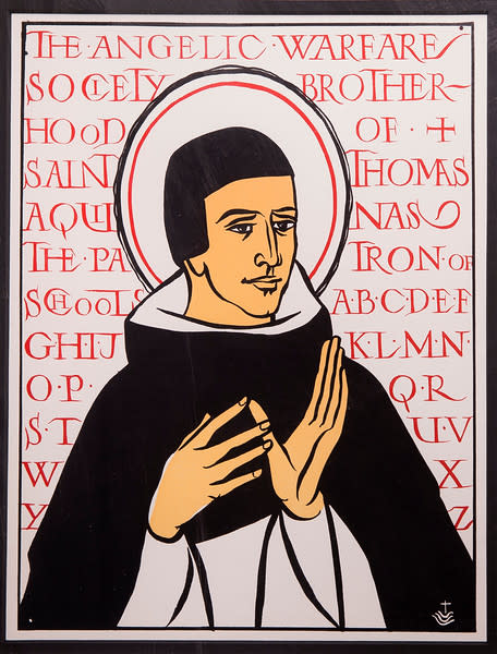 Untitled (St. Thomas Aquinas 1) by Constance Mary Rowe also known as Sister Mary of the  Compassion, O.P. 