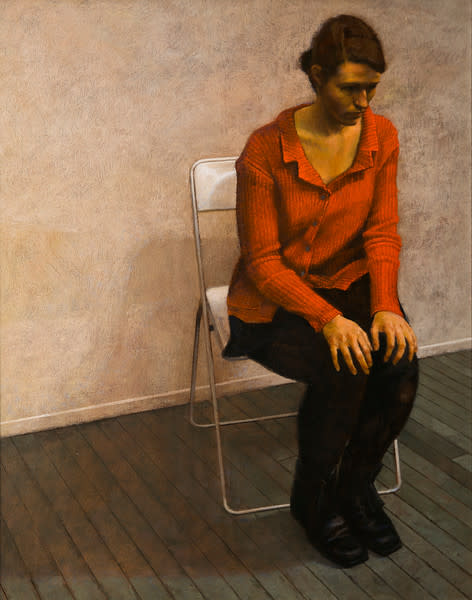 Seated Woman by Michele Fenniak 