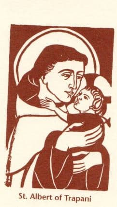 Untitled (St. Albert of Trapani) by Constance Mary Rowe also known as Sister Mary of the  Compassion, O.P. 