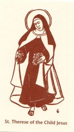 Untitled (St. Therese of the Child Jesus) by Constance Mary Rowe also known as Sister Mary of the  Compassion, O.P. 