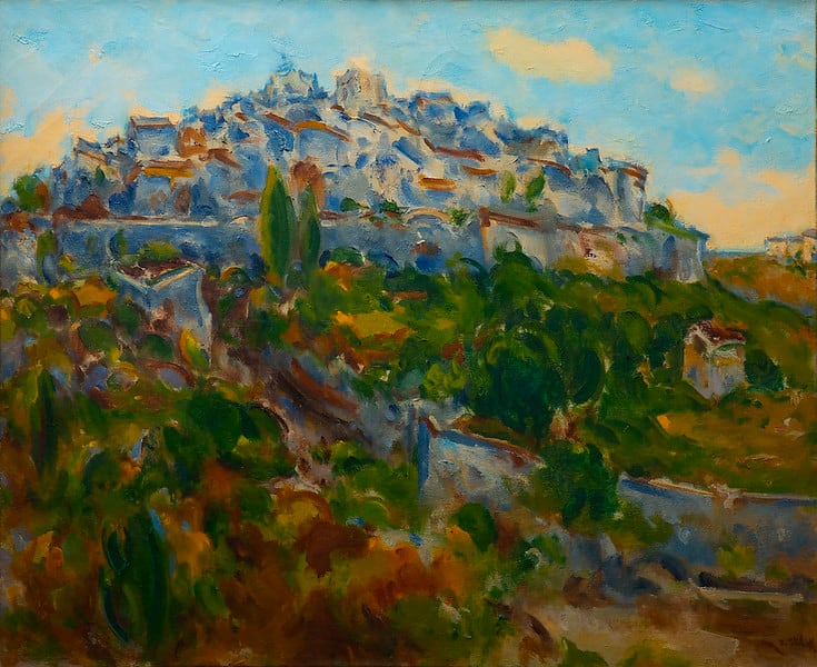 Un Village dan le Midi (St. Paul de Vence) by Fred Staloff 