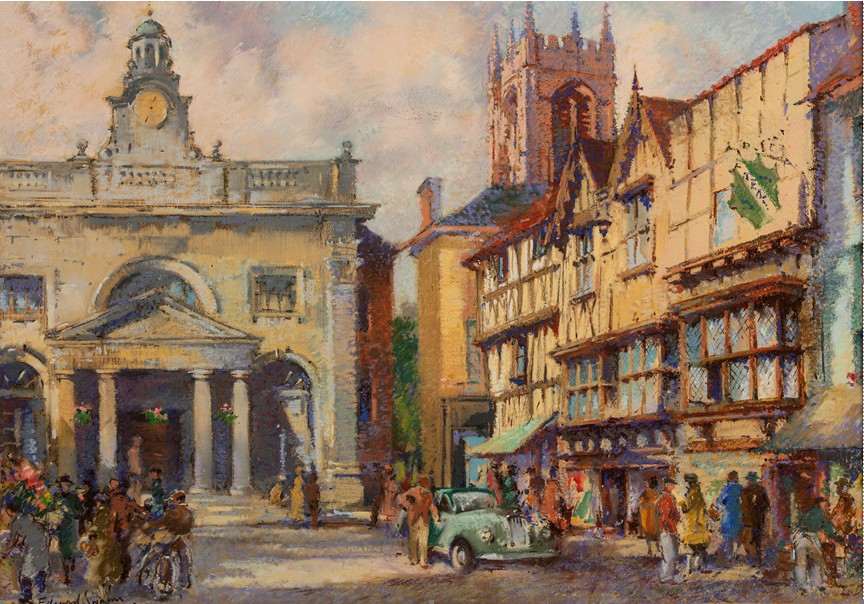 Untitled (Town Center, Leyden, UK) by Edward Swann, Image 1.